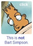 This is NOT Bart Simpson.