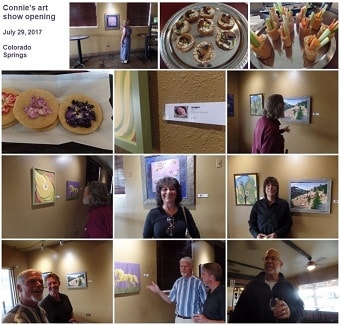 Connie's art show