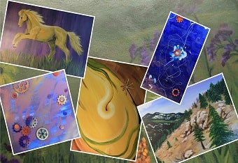 Paintings by Connie, 2017
